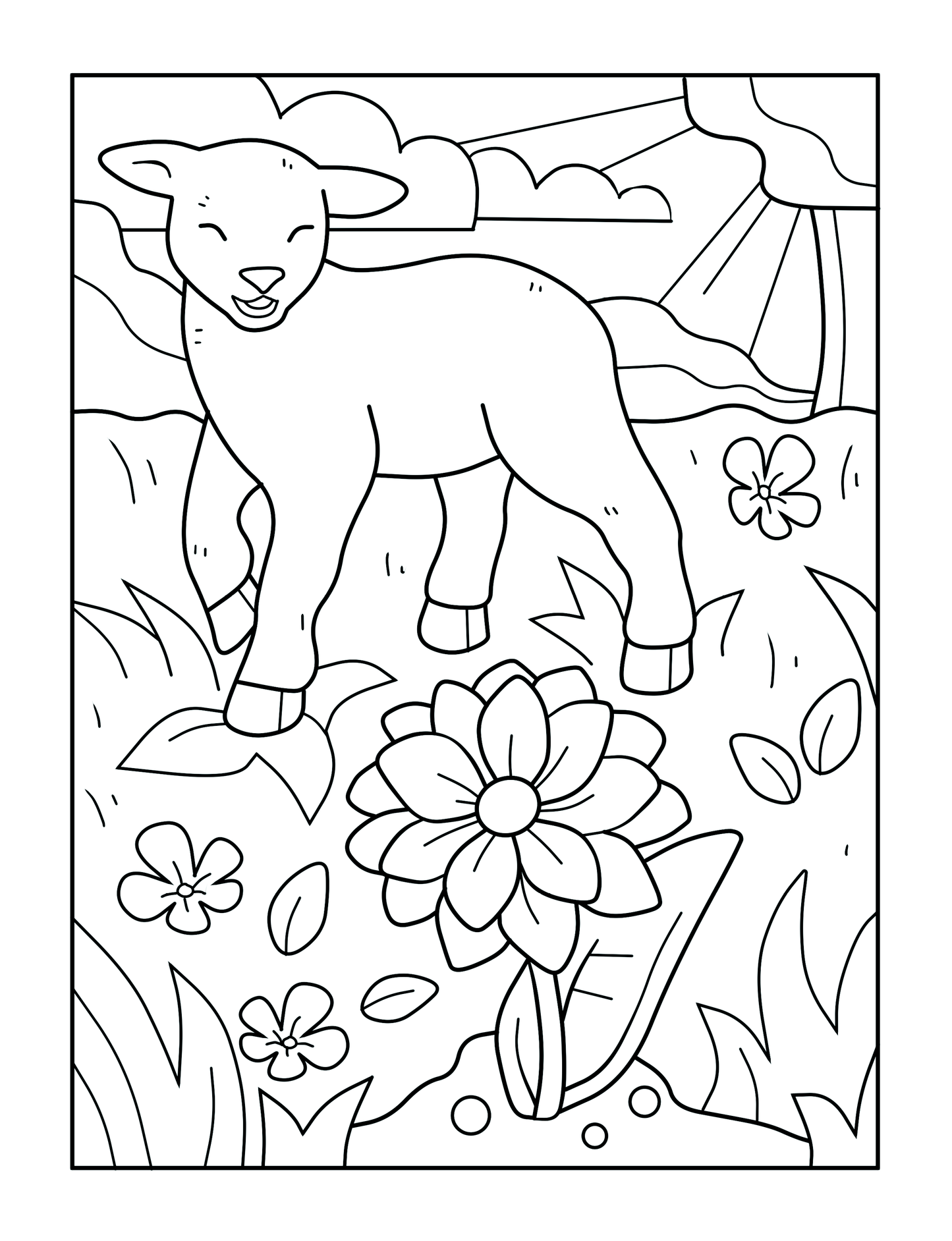 Large Print Coloring